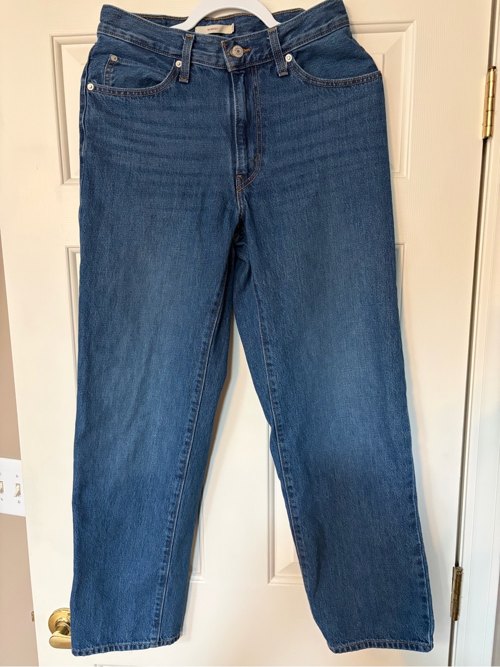 Levi's Women's Baggy Jeans in Deep Blue Wash